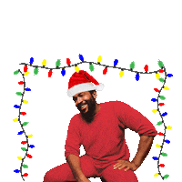 Santa Hat Christmas Sticker by Marvin Gaye