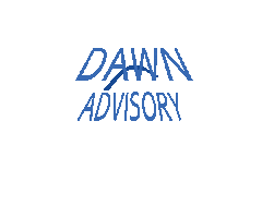 DawnAdvisory dawn dawn advisory dawnadvisory Sticker
