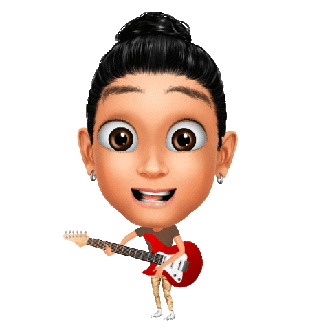 Guitar Carloscarojr Sticker by Genies