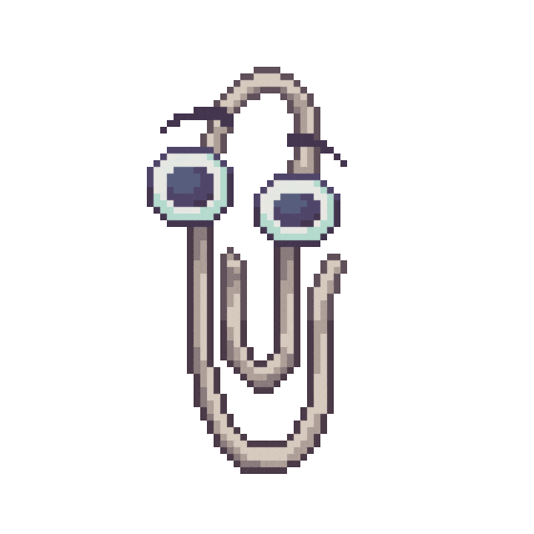 Wink Pixel Art Sticker