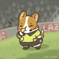 Angry Red Card GIF by Lazy Corgi