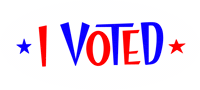 Register To Vote American Sticker