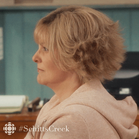 shocked schitts creek GIF by CBC