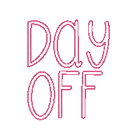 Day Off Holiday Sticker