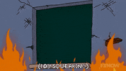 Season 18 Fire GIF by The Simpsons