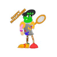 Trick Or Treat Halloween Sticker by Cool School
