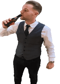 DeMeesterbarbier beer barber barbers jupiler Sticker