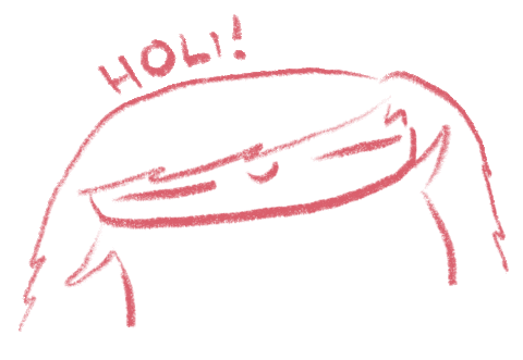 Drawing Saludo Sticker