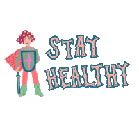 Health Stay Healthy Sticker