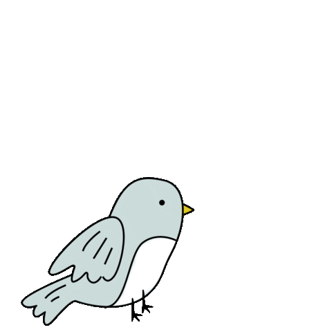 bird flight Sticker by Alena Geyzer