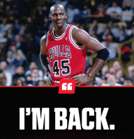 Im Back Michael Jordan GIF