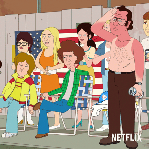 f is for family applause GIF by NETFLIX