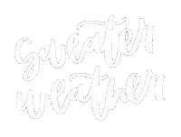 Sweater Weather Autumn Sticker