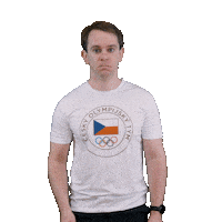 Sad Sport Sticker by Český olympijský tým