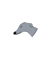 Millieandmoons_studio dog whippet millieandmoonsstudio Sticker