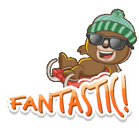 Winter Sliding Sticker by Dabdoob