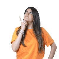 Thinking What Sticker by Ananya Birla