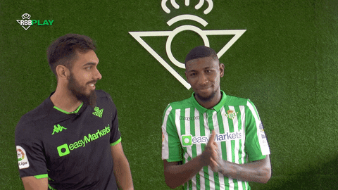 Real Betis Hand Shake GIF by Real Betis Balompié