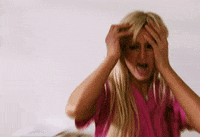 scared paris hilton GIF