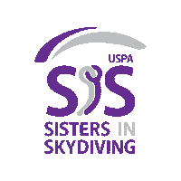 USParachuteAssociation sis uspasis sistersinskydiving Sticker