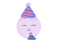 Excited Happy Birthday Sticker