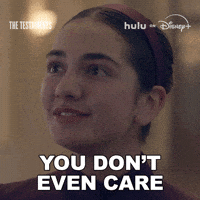 Dont Care The Testaments GIF by HULU
