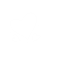 maihart art heart white sparkle Sticker