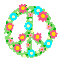 Beach Peace Sticker by Blackbough Swim
