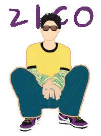 Zico Gak Sticker
