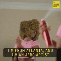 Afro Natural Hair GIF by 60 Second Docs