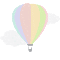 soar hot air balloon Sticker