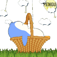 Good Night Sleeping Sticker by Pudgy Penguins