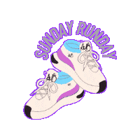 Run Running Sticker by HAUS OF AUB