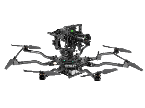 Drone Octocopter Sticker by Kinolet