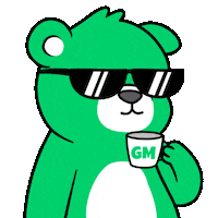 Happy Good Morning Sticker by BEARISH