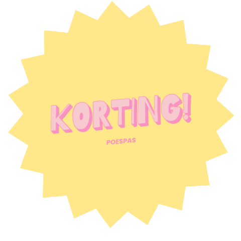 Sale Korting Sticker by Poespas