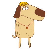 Dog Bedtime Sticker by BadTimeStories