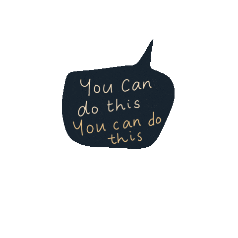 emilyjanebaker_ speech speech bubble yes you can youcandothis Sticker