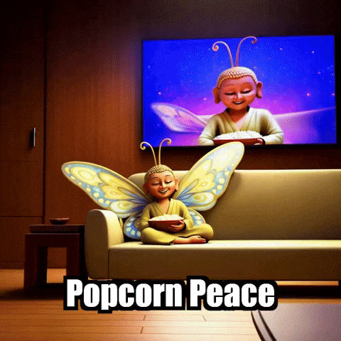 Relaxation Movie Night GIF by BuddhaFlyJourney