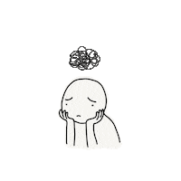 Sad Mood Sticker