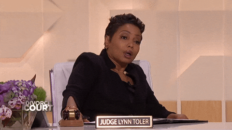 DivorceCourt giphyupload excited shocked laughing GIF