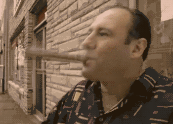 The Sopranos Smoking GIF