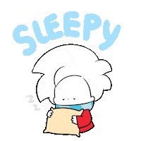 Sleep Hug Sticker by Ai and Aiko