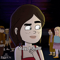 LittleDemonFX slay exit chrissy littledemon GIF