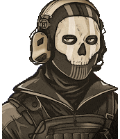 BaraoGulaguinho meme ghost call of duty cod Sticker