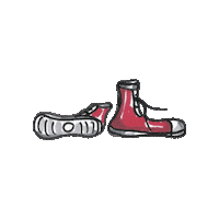 Red Shoes Awareness Sticker