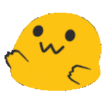 Hype Blob Sticker by Bending Spoons