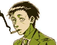 Pixel Smoking Sticker