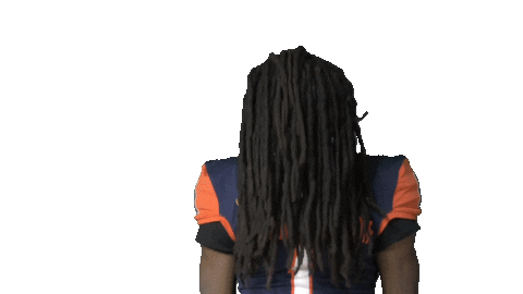 Dreadlocks Cousin It Sticker by Carson-Newman Athletics