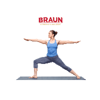 BraunEc yoga wellness balance braun Sticker